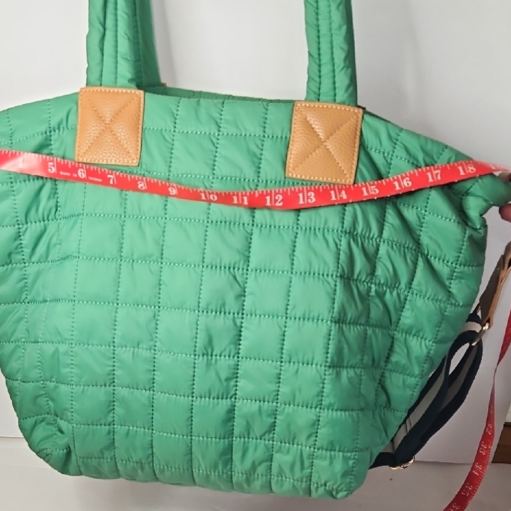 Boho Ezra Tote SHIRALEAH Nylon Quilted  Travel Bag W xtra Strap